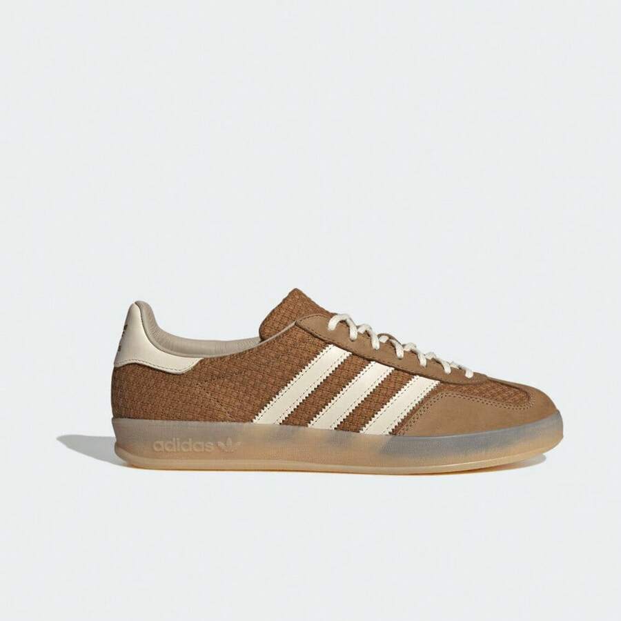 Adidas Originals 男女通用 Gazelle 室内休闲低帮运动鞋 JR8851 - 咖啡棕 - 查看 1