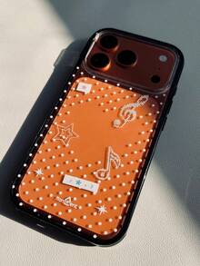 Simple & Cute Black & White Polka Dot Phone Case, Compatible With IPhone 17 Pro Max, 16, 15, 14 Plus, 13, 12, 11, 14, 15, 16 Pro Max Back Cover - Little White Polka Dots - View 4