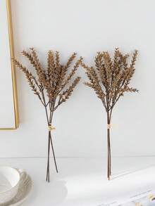 1/80pcs 13.77 Inch Artificial Wheat Ear Decor, Suitable For Spring Decoration, Home Decor, Wedding Decor, Tabletop Decor, Room Decor, Kitchen Decor, Dining Room Decor, Bedroom Decor, Party Decor, Living Room Decor, Valentine's Day Decor, Birthday Party Decor, Wall Decor, Office Decor, House Decor, Valentine's Day Gift, Outdoor Garden Decor - Light Brown - View 9