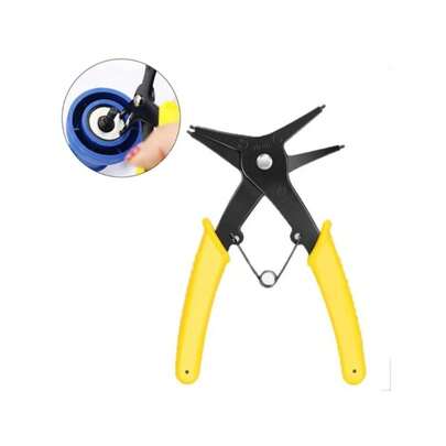 Internal And External Spring-Loaded Pliers Dual-Purpose Snap Rings 2-In-1 Mounting And Dismounting Tools Hardware