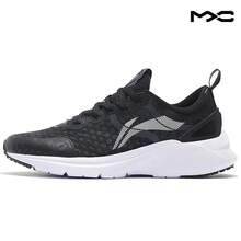 Yun Que Fabric Synthetic Leather Shock Absorbing Non-Slip Wear-Resistant Low-Top Casual Shoes Black Sneaker Women AGLS066-2 - Multicolor - View 1