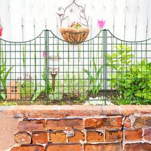 Pond Fence, Garden Fence, Interlocking Metal Fence, Complete Set, Outdoor Enclosure, Round Enclosure, Rabbit Enclosure, Pond Fence, Including Fence Elements And Fixing Rods (Top Arch/Bottom Arch) - Arche Inférieure, 10 PCS - View 4