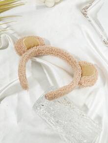 1pc Cute Party Headband With Plush Panda Ears - Multicolor - View 4