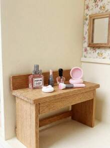 POKOJA LAND 5入組娃娃屋迷你化妝套裝：1/12迷你口紅、香水、粉撲、指甲油、化妝刷模型,適用於ob11娃娃（部分商品隨機顏色） - 化妝套裝 - 查看 4