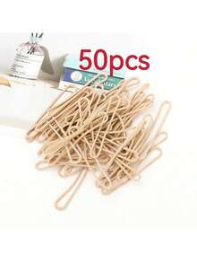 50/100/300 piezas Bandas elásticas resistentes al calor alto, elásticas y duraderas, aptas para suministros de laboratorio y oficina - Rectángulo - Ver 8