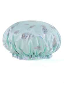 2-Layer Bath Cap, Women's Home Bathroom Shower Cap, Winter Bathing Cap, Children's Waterproof Shower Cap, Kitchen Oil-Proof Hair Cover, Ear Protection - Basic model - View 3