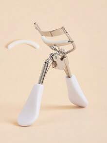 1个专业睫毛夹 + 10个替换垫，持久耐用，打造更长更浓密的睫毛 - 易于使用，轻松塑形，不夹睫毛，专业美容工具，居家/旅行/商务用途，可分销，送礼佳品，家居装饰，梳妆台，卧室，价格实惠，情人节礼物，赠品，旅行必备，平价好物 - 白色 - 查看 5