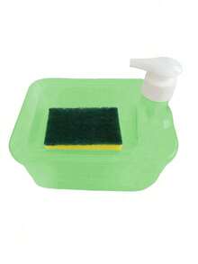 Pump Liquid Soap Dispenser, Kitchen Dish Brush & Sponge Holder, Suitable For Home Cleaning And Sink - Dish Soap Dispenser - View 6