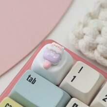 1 bộ keycap hình nơ hoạt hình, keycap PBT tùy chỉnh XDA, được các bạn nữ yêu thích, phù hợp cho chơi game, gõ văn phòng, quà tặng độc đáo cho game thủ và người đánh máy trong dịp lễ. - Nhiều màu - Xem 4