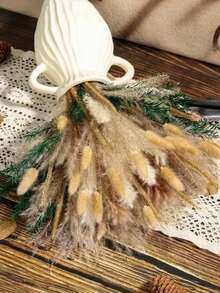 1 Buquê de Grama de Pampa, Múltiplas Combinações Disponíveis, Decoração para Casa e Jardim para Primavera/Verão, Buquê de Planta Natural, Adequado para Centro de Mesa em Vaso, Casamento, Aniversário, Decoração Residencial/Comercial, Festa, Feriado, Adereços de Fotografia, Arranjo Floral DIY - Buquê-6 - Visão 3