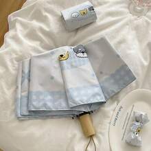 时尚可爱熊狗造型8根伞骨加固黑色涂层雨伞，遮阳挡雨 - 可愛動物雨傘 - 查看 4