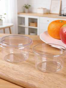 Clear Dessert Packaging Box With Lid | Universal Coconut Milk Pudding Yogurt Mousse Jelly Ice Cream Cup | Leakproof Freezer- Cake Baking Container | Disposable Transparent Dessert Cups For Home Bakery Cafe Party Catering | Ideal Gift & Dessert To-Go Packaging - Multicolor - View 7