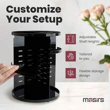 ORGANIZADOR DE MAQUILLAJE - Negro - Ver 3