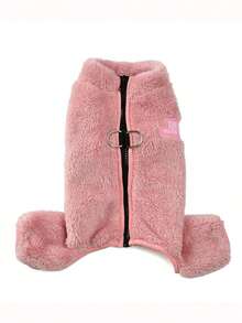 PETSIN Pet Clothes, Pet Jacket, Warm Fleece Jumpsuit For Small Dogs, Suitable For Winter - Multicolor - View 7
