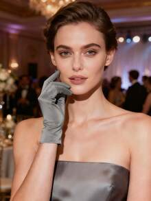 1 Pair Women's 21-Inch Long Opera Gloves, Fashion Elbow Length Gloves For Performance - Multicolor - View 11