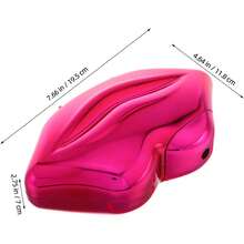 70年代复古迪斯科杯，配有可爱红唇吸管，鸡尾酒杯，塑料派对杯，适合情人节、生日、热带风情派对、夏威夷派对等场合。 - 彩色 - 查看 12