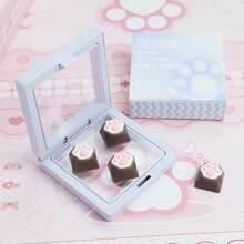 4个可爱猫爪粉色爱心键帽 - 3D柔软硅胶材质，日系少女风，逼真纹理，适用于MX机械键盘，精美礼盒包装 - 彩色 - 查看 13