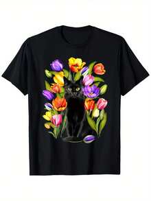 Camisetas e regatas masculinas para atividades ao ar livre - Preto - Ver 1