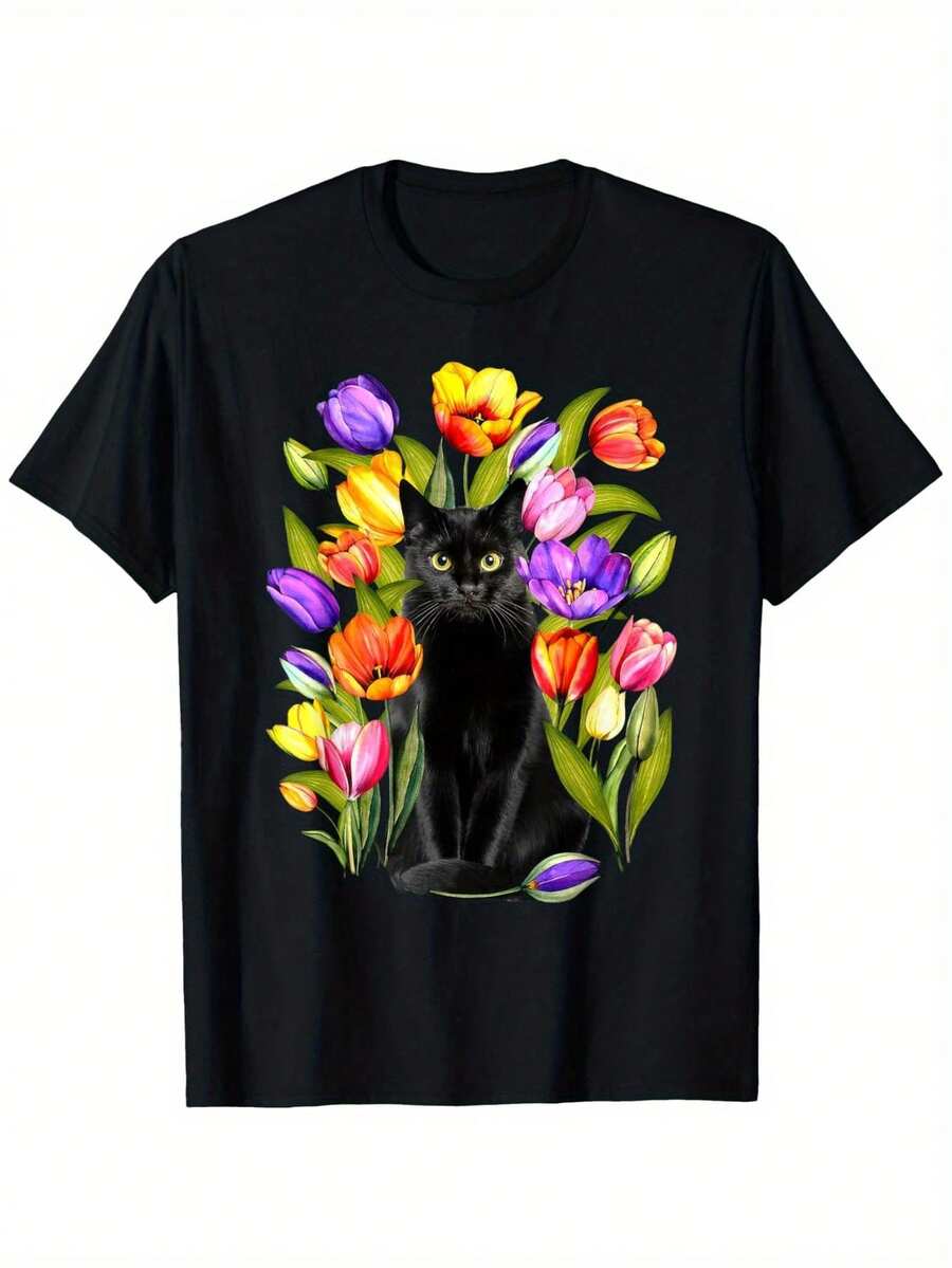 Camisetas e regatas masculinas para atividades ao ar livre - Preto - Ver 1