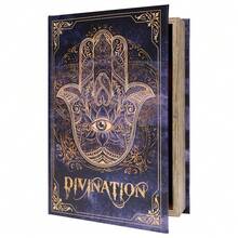 [Free Shipping]Decorative Fake Book Box For Jewelry Valuables Vintage Home Decor Secret  Gift For Book Lovers Large Size Box - L/棕櫚 - 查看 1