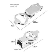 不锈钢多功能折叠式开瓶器，专为汽水和碳酸饮料设计 - 彩色 - 查看 2