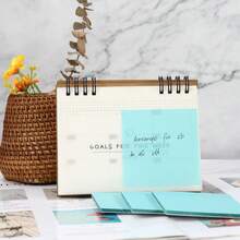 10pcs Mint Green Transparent Sticky Notes, Student Mistake Marking, Office Memo Pads Set - 10 Mint Green Sticky Notes - View 2