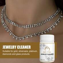 JUE FISH 3pcs Jewelry Cleaner, Metal Cleaning Solution For Jewelry, Diamond Necklace Rust And Dust Removal And Care Solution, Daily Cleaning And Care. - White - View 8
