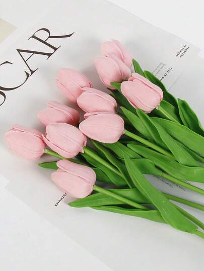 1/3/20 יחידות פרחי סימולציה צבעונים ורודים - זר מגע ריאליסטי, מתאים לקישוט הבית, קישוט חתונה, פעילויות מסיבה, קישוט מלון, מתנות פסטיבל, קישוט אגרטל, קישוט מסיבת יום הולדת, יום האהבה, קישוט חדר