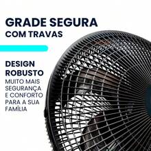 Ventilador de Coluna Turbo Power 110V – Vento Forte, 3 Velocidades, Silencioso e Super Potente para Casa ou Escritório - Ventilador de chão - 110V - Visão 7
