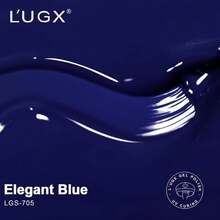 L'UGX Dark Blue Gel Nail Polish - Navy Color, 15ML, Long Lasting UV Gel, DIY Manicure &Amp; Pedicure, Salon Holiday Gifts For Women LGS-705 - ColorG - 查看 2
