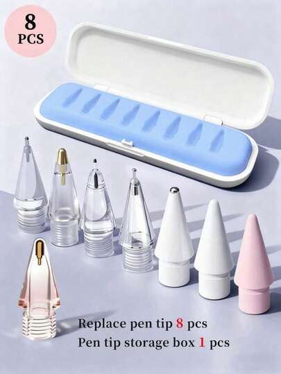 Replacement Pencil Tips Compatible With Apple Pencil 1/2/3th Apple Pencil Pro 4/6 Pcs 2B Soft Nibs For IPad Pro Pencil 1/2/3 Stylus Fine Nib