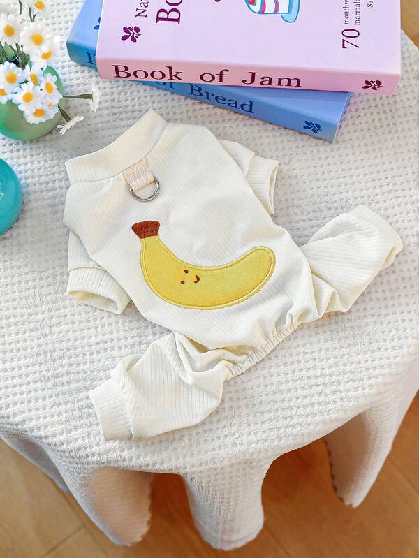 1pc Pet Clothes, European & Korean Style For Small Dogs & Cats Like Poodle, Teddy, Puppy, Casual & Fashionable, Cute & Comfortable Home Outfit