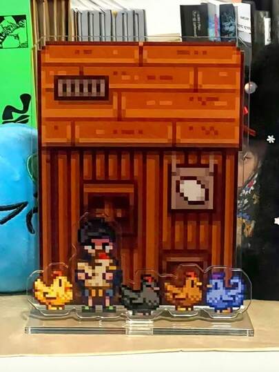 Soporte acrílico decorativo de escritorio de - Accesorio decorativo de alto valor, mercancía del juego para decoración del hogar, regalo de cumpleaños y festividades