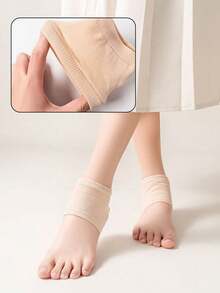 2 Pairs Heel Repair Socks - For Smoothing, Moisturizing And Preventing Cracked Heels - Multicolor - View 6