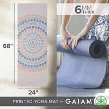 Yoga Mat - Premium 6mm Print Extra Thick Non Slip Exercise & Fitness Mat For All Types Of Yoga, Pilates & Floor Workouts (68\L X 24\W X 6mm Thick) - RainbowTrance - Xem 5