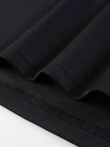 东京街头风男士赛车印花短袖T恤 - 黑色 - 查看 7