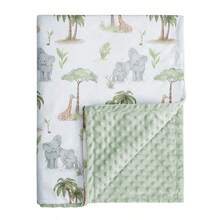 Säuglings-Fleece-Decke, Kinderblanket mit Punkten, Baby-Innenklima-Decke, Kleinkind-Schlafdecke, verstärkte Cartoon-förmige Steppdecke - Verschiedenfarbig - Übersicht 20