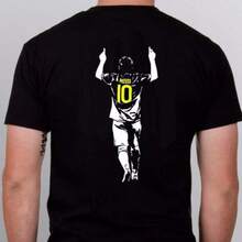 Super Value Hot  T-Shirt Full Sizes S-5XL  T-Shirt Lionel 10 Argentina Barcelona Soccer S - 5XL + KIDS SIZES! Suitable Gift For Fans HR001 Suitable Gift For Fans HR001 - nero - Visualizzare 1