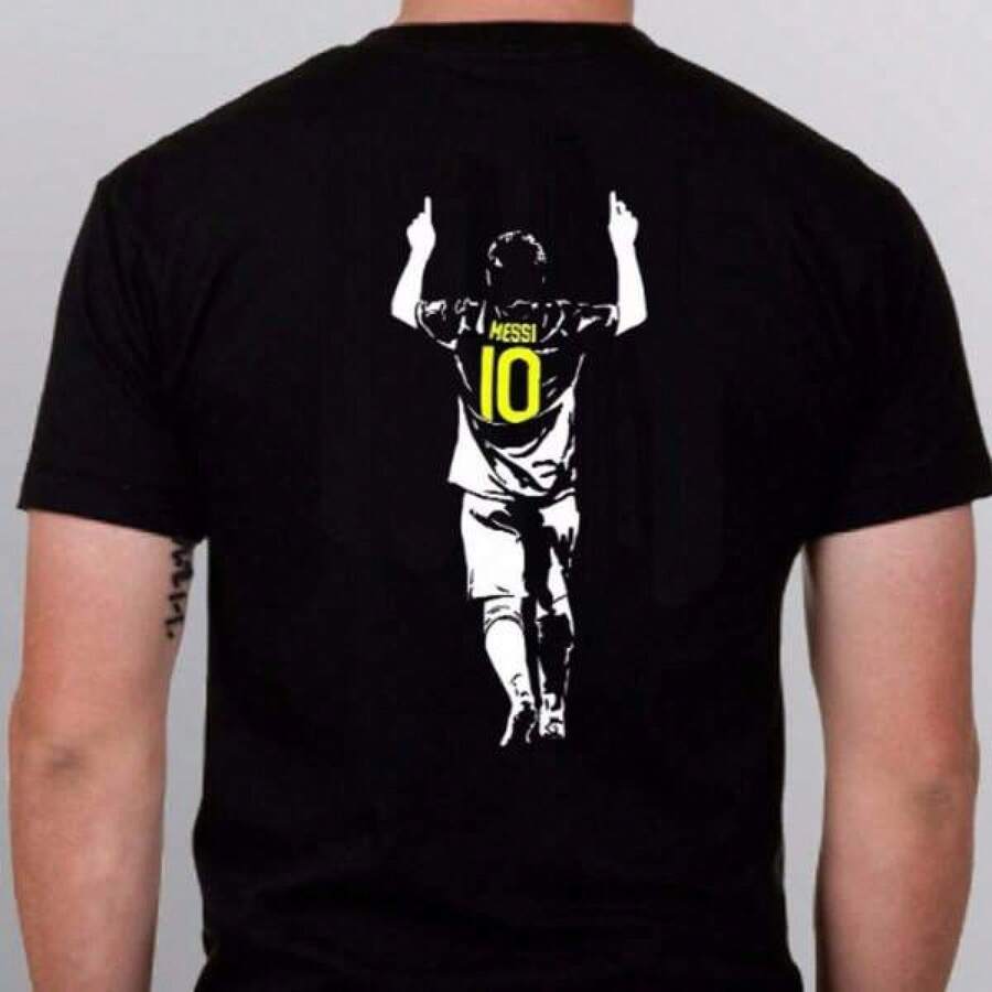 Super Value Hot  T-Shirt Full Sizes S-5XL  T-Shirt Lionel 10 Argentina Barcelona Soccer S - 5XL + KIDS SIZES! Suitable Gift For Fans HR001 Suitable Gift For Fans HR001 - nero - Visualizzare 1