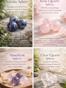 3/6件套波西米亚风弹力手链套装，天然宝石材质——蓝色条纹、白色水晶、白色纹理珠和粉紫色混合宝石珠，女士弹力串珠首饰制作材料 - 彩色 - 查看 6