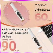 便携式睫毛夹，3种温度模式，LED显示屏防止烫伤，持久耐用300mAh电池 - 彩色 - 查看 9