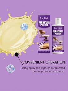 家具抛光剂 - 喷雾蜡保养、除油、增亮、防水，适用于沙发、座椅、木制家具 - 液體 - 查看 7