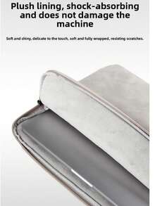 Ant Cloth 2-In-1 Laptop Sleeve & Mouse Pad, Portable Anti-Slip Design Fits 13-15.4 Inch Laptops (Daily Use Must-Have) - Grey - View 4