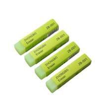 4pcs Soft Durable Flexible Cube Cute Green Pencil Rubber Erasers For School Kids Jelly Pencil Erasers - Multicolor - View 9