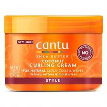 Cantu Leave-In Conditioning Repair Cream With Argan Oil, 16 Oz &Amp; Coconut Curling Cream With Shea Butter For Natural Hair, 12 Oz - Trắng - Xem 5