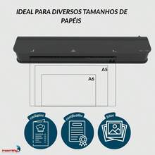 Importway A4 300W 127V Laminator For Office Documents, Black - 110伏 - 查看 5