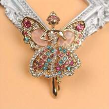 Retro Shiny Rhinestone Butterfly Brooch, Women's Fashionable Luxury Jewelry, Elegant And Unique Butterfly Brooch, Suitable For Weddings And Formal Occasions, Neutral Clothing Accessories - Vàng - Xem 3