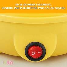 Hervidor De Huevos, Maquina Para Coser Huevos, Vaporera De Huevos,Hervidor De Huevos Con Capacidad De 7 Huevos En Forma De Pollo Vaporizador, Hervidor De Huevos Con Capacidad De 7 Huevos En Forma De Pollo Vaporizador Multifuncional Elotes Calabazas Dumplings Papas - Amarillo - Ver 5