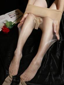 Men's Velvet 360° Seamless 5D Ultra-Thin Matte Pantyhose - Multicolor - View 10