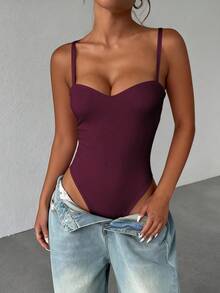 Vaiaye 女士性感连体衣，无袖露背吊带连体衣，女士健身服，吊带连体衣，适合女士日常穿着、工作通勤，2026 春夏嘉年华女士优雅风尚 - 玫紅色 - 查看 9